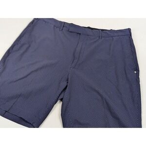 RLX Ralph Lauren‎ Shorts Size 40x9 Blue Polkadot Golf Stretch Performance Chino